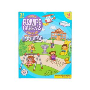Ciudad, La - Super Rompecabezas Circular Madera--