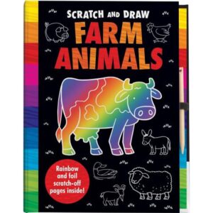 FARM ANIMALS - SCRATCH AND DRAW (HB)