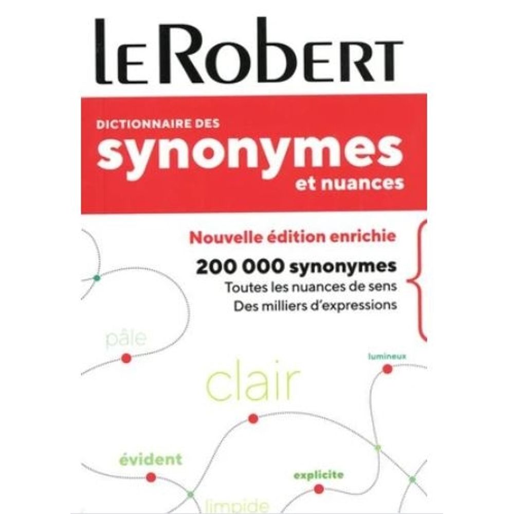 LE ROBERT DICTIONNAIRE DES SYNONYMES ET NUANCES - POCHE*