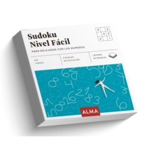 Sudoku Nivel Facil - Libro Block--Alma