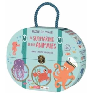SUBMARINO DE LOS ANIMALES, EL - LIBRO + PUZZLE GIGANTE - PUZLE DE VIAJE