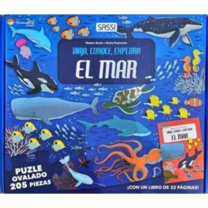 MAR, EL - LIBRO + PUZZLE 205 PIEZAS - CONOCE VIAJA EXPLORA
