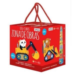 Zona De Obras - Edu-Cubos (10 Cubos Educativos + Mini Atlas)--Manolito Books