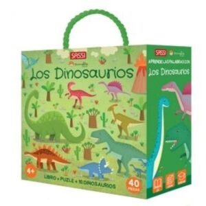 DINOSAURIOS, LOS - LIBRO + PUZLE + 10 FIGURAS