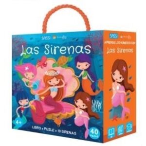 SIRENAS, LAS - LIBRO + PUZLE 40 PIEZAS + FIGURAS SIRENAS