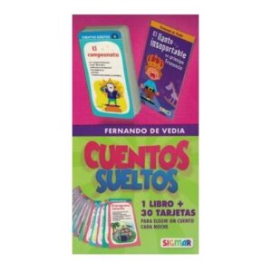 CUENTOS SUELTOS DE FERNANDO DE VEDIA - 30 TARJETAS CON UN CUENTO CADA UNA + 1 LIBRO