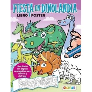 FIESTA EN DINOLANDIA - LIBRO POSTER