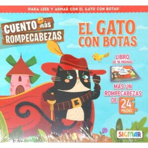 GATO CON BOTAS, EL - CUENTO MAS ROMPECABEZAS (MAYUSCULA)
