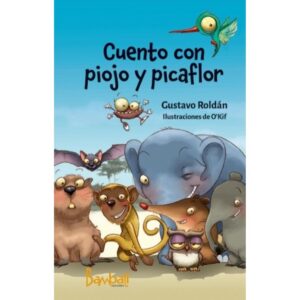 CUENTO CON PIOJO Y PICAFLOR - LUNA DE CARTULINA AMARILLA