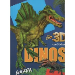 DINOSAURIOS 3D GARRA (CON STICKERS)