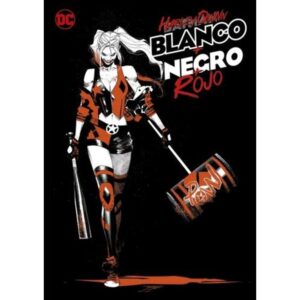 HARLEY QUINN BLANCO + NEGRO + ROJO