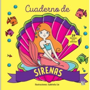 Cuaderno De Sirenas - 29 Laminas Para Colorear-Gabriela Lio-V&R