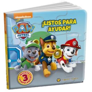 LISTOS PARA AYUDAR! - PAW PATROL - INCLUYE 3 ROMPECABEZAS