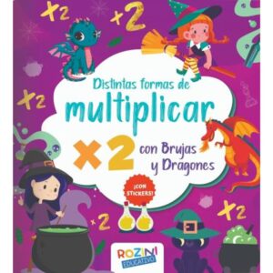 DISTINTAS FORMAS DE MULTIPLICAR X 2 CON BRUJAS Y DRAGONES + STICKERS
