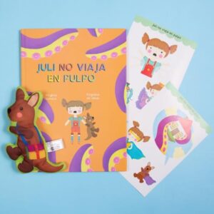 JULI NO VIAJA EN PULPO (TD) LIBRO + MUÑECO CANGURO + STICKERS