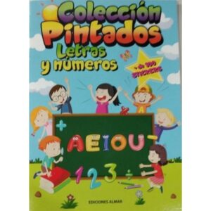 LETRAS Y NUMEROS + DE 100 STICKERS - COL.PINTADOS