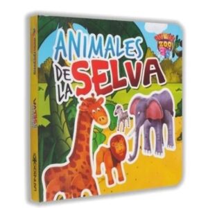 Animales De La Selva - Divertizoo (Cartone) - Con Troquelados--Latinbooks