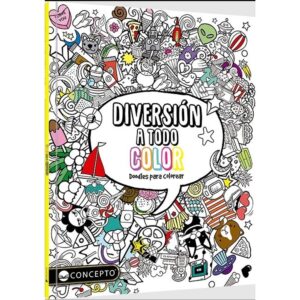DIVERSION A TODO COLOR - DOODLES PARA COLOREAR - COLORES Y EMOCIONES