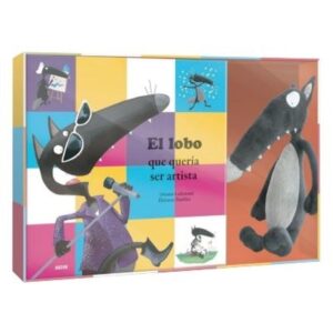 LOBO QUE QUERIA SER ARTISTA, EL -  (TD) COFRE LIBRO + TITERE