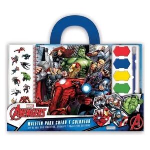 MALETIN CREAR Y COLOREAR - AVENGERS - MARVEL