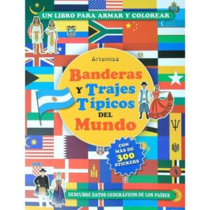 BANDERAS Y TRAJES TIPICOS DEL MUNDO - CON MAS DE 300 STICKERS