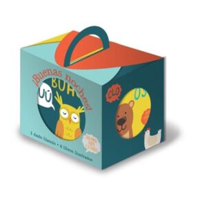 BUENAS NOCHES! - A RODAR EL DADO - DADO DE TELA + 6 MINI LIBROS