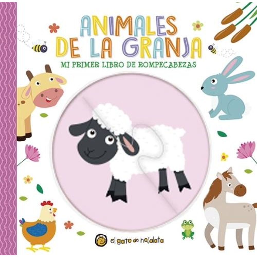 ANIMALES DE LA GRANJA - MI PRIMER LIBRO DE ROMPECABEZAS - CARTONE