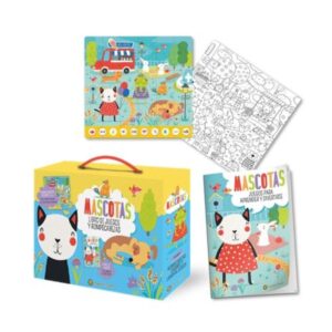 MASCOTAS - LIBRO DE JUEGOS Y ROMPECABEZAS GIGANTE