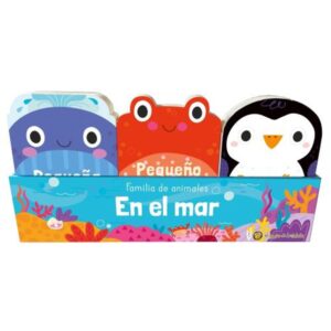 MAR: CANGREJO, PINGUINO Y BALLENA - FAMILIA DE ANIMALES - CARTONE