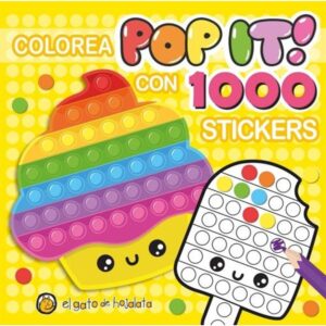 CUPCAKE - COLOREA POP IT - 1000 STICKERS