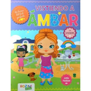 VISTIENDO A AMBAR - LITTLE FASHION - CON STICKERS