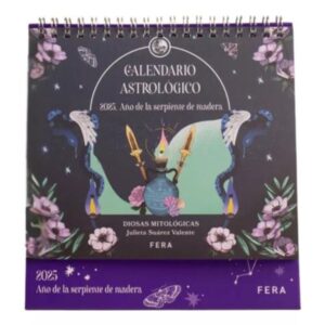 CALENDARIO 2025 ASTROLOGICO DE PARED - DIOSAS MITOLOGICAS