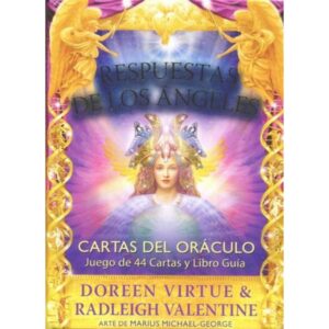 RESPUESTAS DE LOS ANGELES - CARTAS DEL ORACULO - LIBRO GUIA + 44 CARTAS