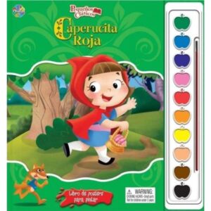CAPERUCITA ROJA - PEQUEÑOS CLASICOS - LIBRO DE POSTERS PARA PINTAR - TD