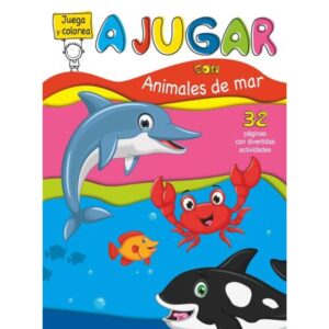 ANIMALES DEL MAR - JUEGA Y COLOREA