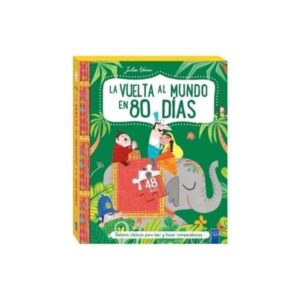 VUELTA AL MUNDO EN 80 DIAS, LA - CUENTOS CLASICOS CON ROMPECABEZAS