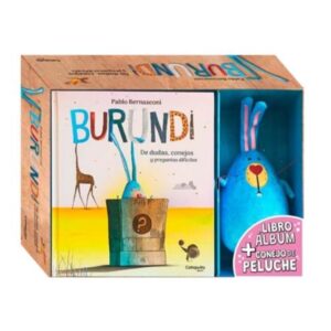 BURUNDI - DE DUDAS, CONEJOS Y PREGUNTAS DIFICILES - COFRE LIBRO + PELUCHE