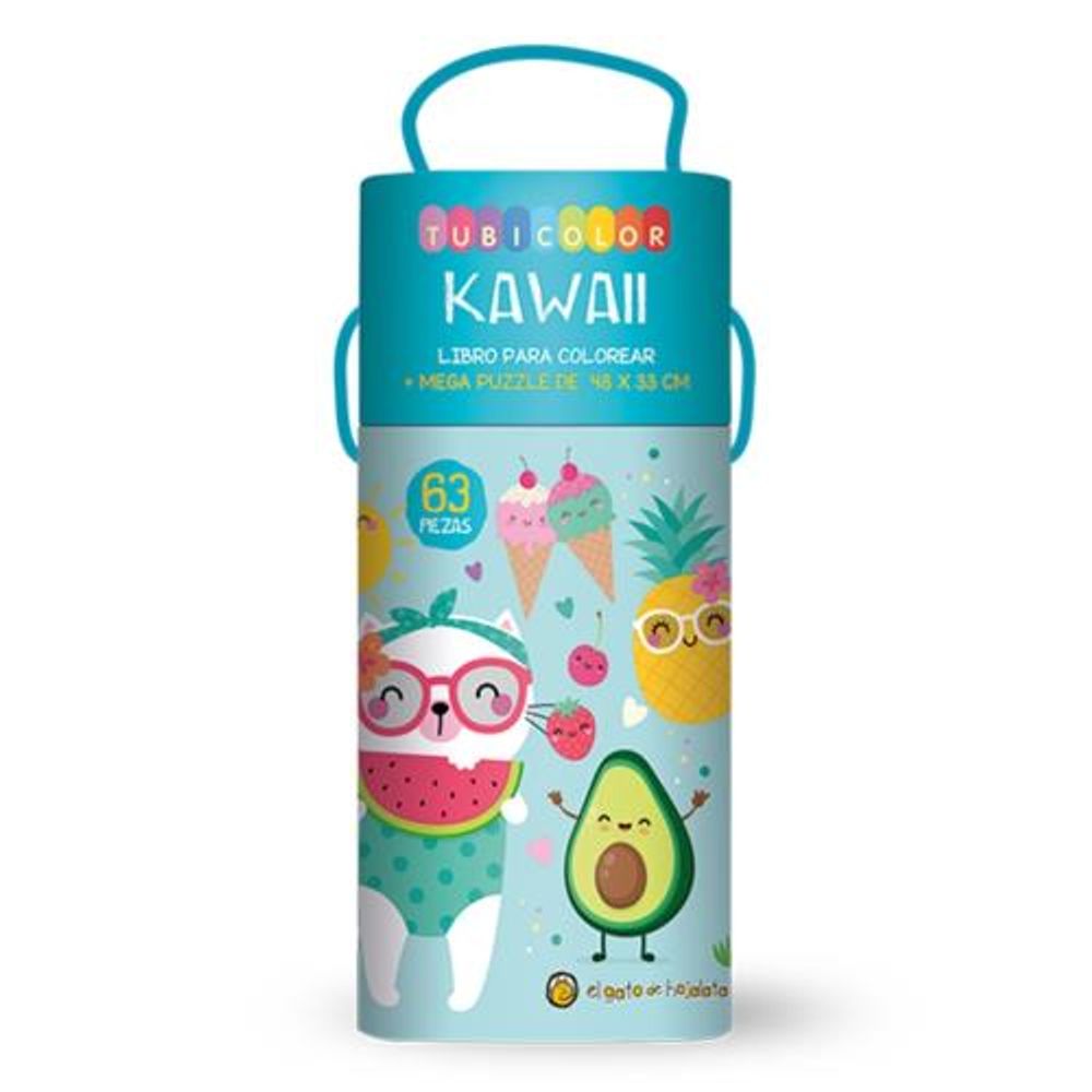 TUBICOLOR KAWAII - LIBRO + PUZZLE 63 PIEZAS