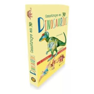 DINOSAURIOS - CONSTRUYO EN 3D - 1 LIBRO - 4 MODELOS