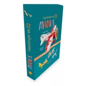 AVIONES - CONSTRUYO EN 3D - 1 LIBRO - 4 MODELOS