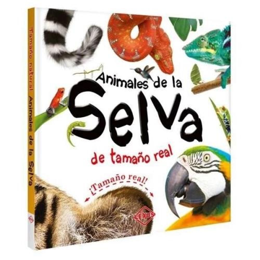 ANIMALES DE LA SELVA EN TAMAÑO REAL - TD