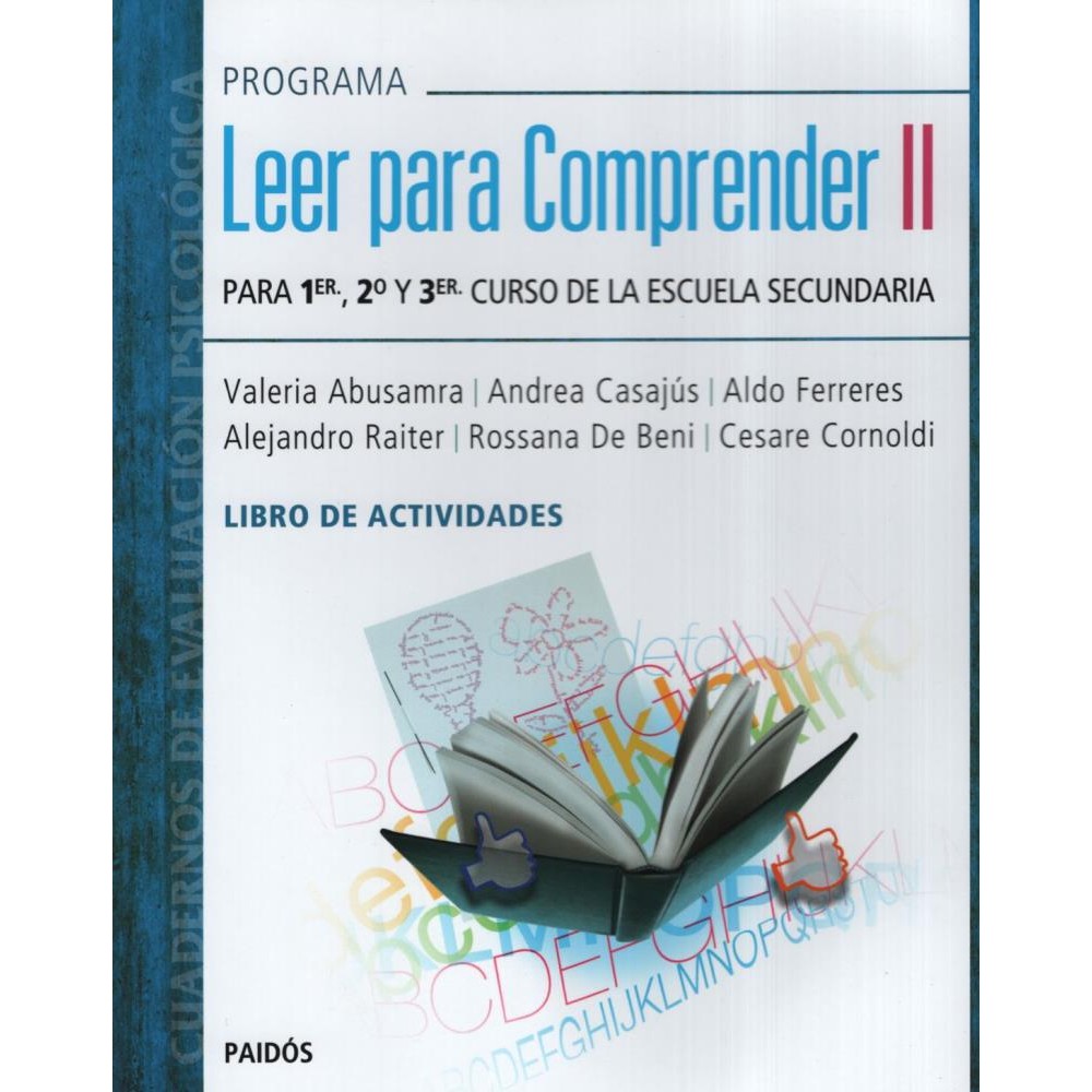 Programa Leer Para Comprender 2 (Libro De Actividades) Para 1Er 2O Y 3Er Curso De La Escuela Secun Solo Alumnos Nuevos