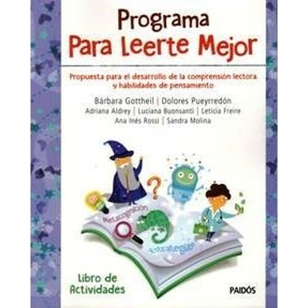 Programa Para Leerte Mejor (Libro De Actividades) (Tapa Azul)